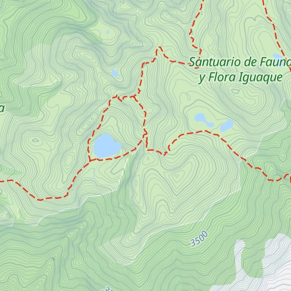 Map of Cerro Menor