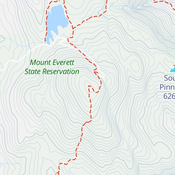 Map of Mount Everett