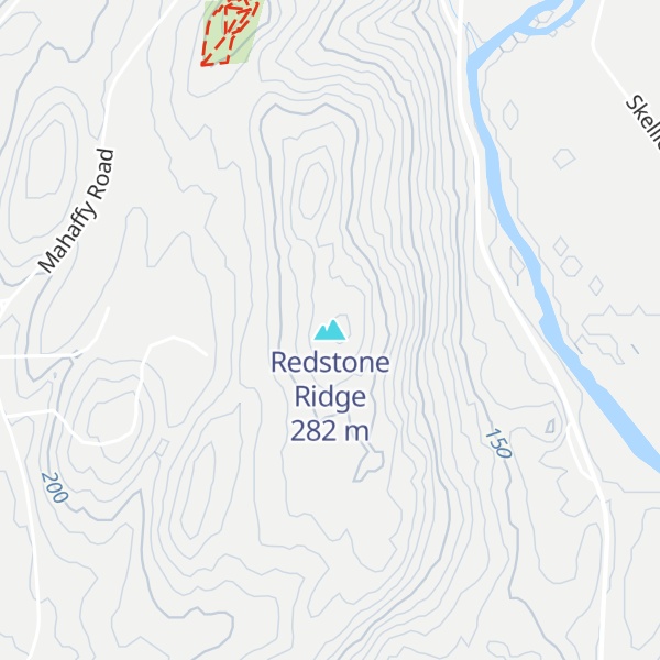 Map of Redstone Ridge