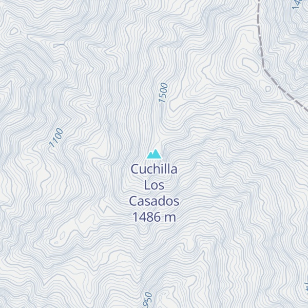 Map of Cuchilla Los Casados