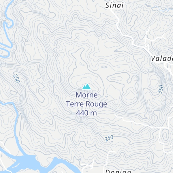 Map of Morne Terre Rouge
