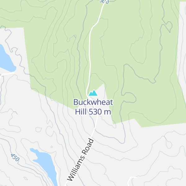 Map of Buckwheat Hill