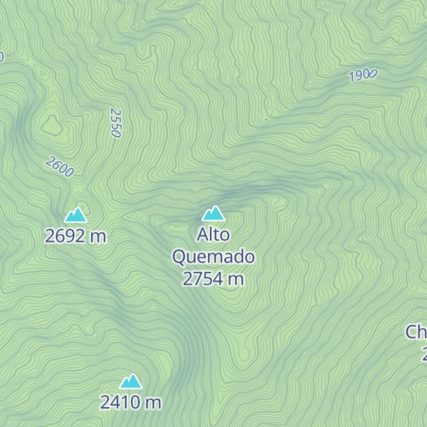 Map of Alto Quemado