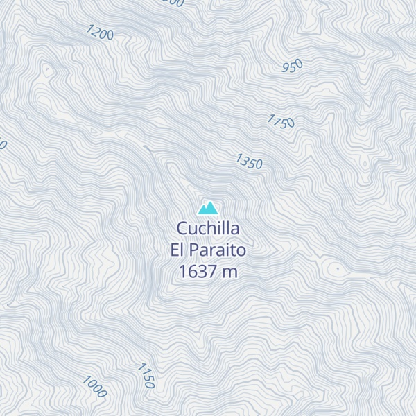Map of Cuchilla El Paraito