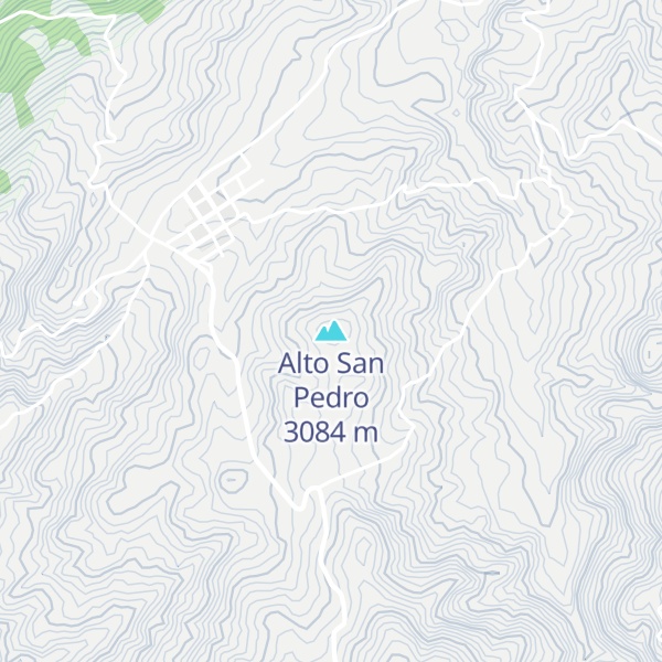Map of Alto San Pedro