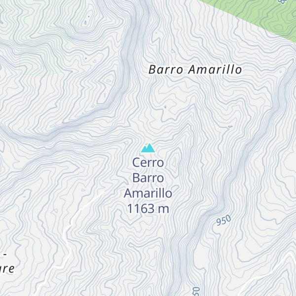 Map of Cerro Barro Amarillo
