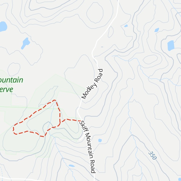 Map of Skiff Mountain