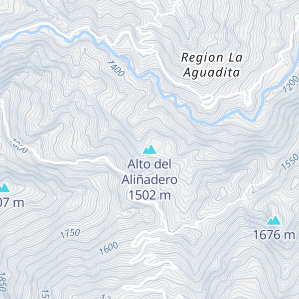 Map of Alto del Aliñadero