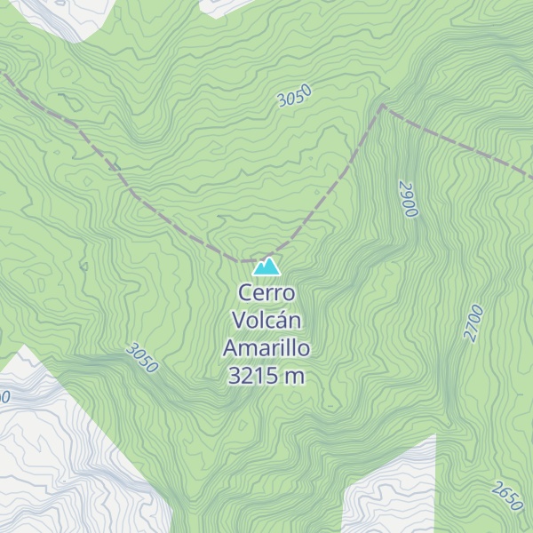 Map of Cerro Volcán Amarillo