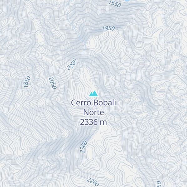 Map of Cerro Bobali Norte