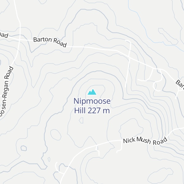 Map of Nipmoose Hill