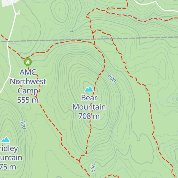 Map of Bear Mountain