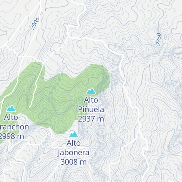 Map of Alto Piñuela