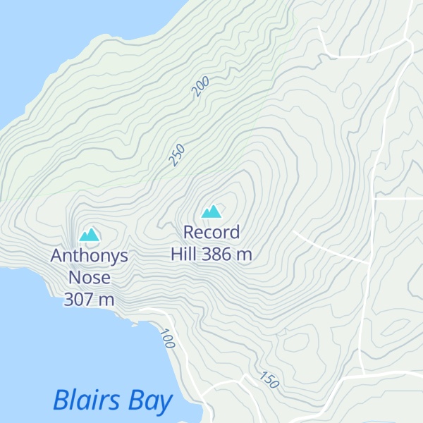 Map of Record Hill
