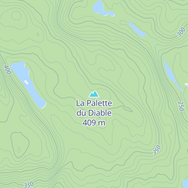 Map of La Palette du Diable