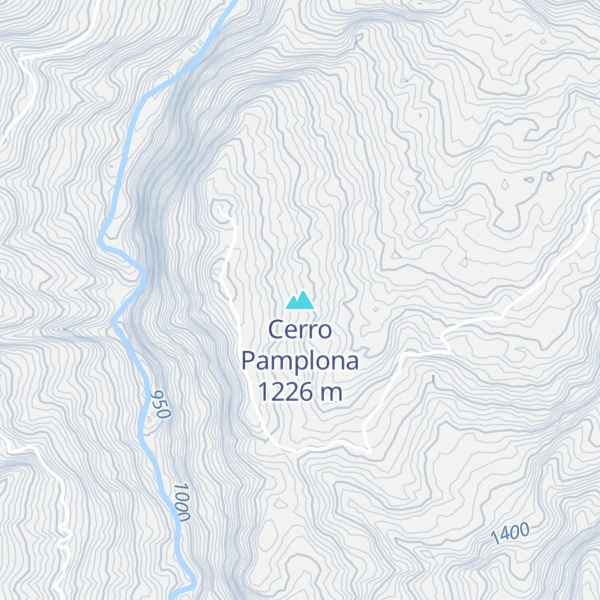 Map of Cerro Pamplona