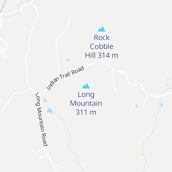 Map of Long Mountain