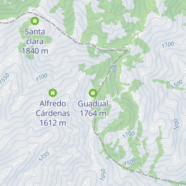 Map of Guadual
