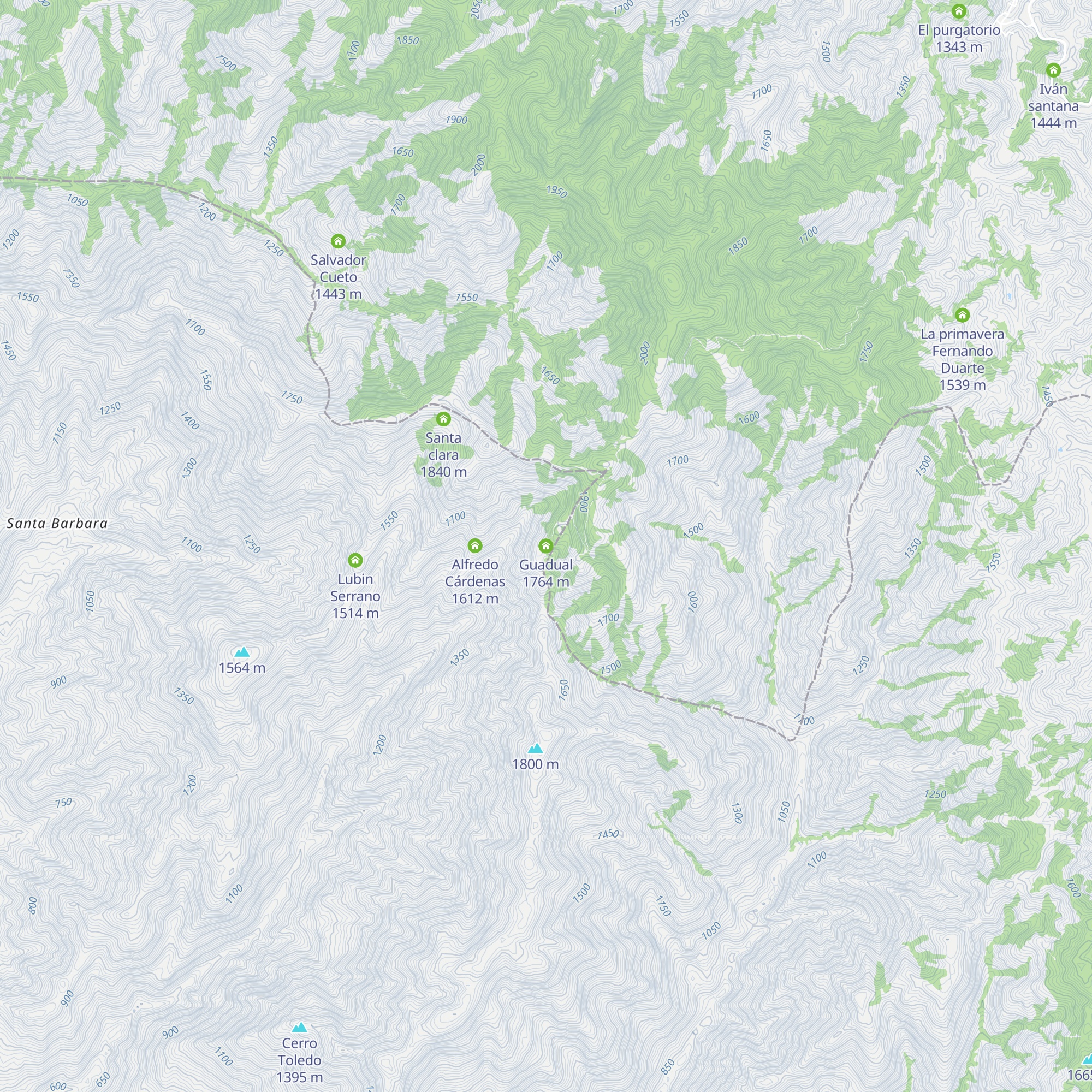 Guadual map