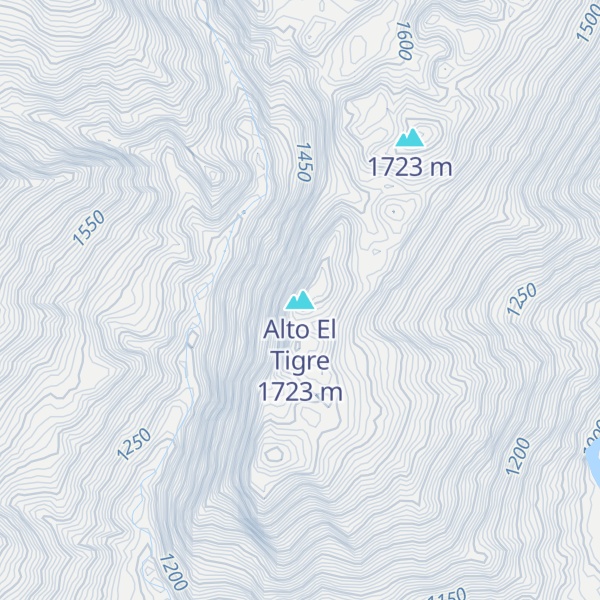 Map of Alto El Tigre