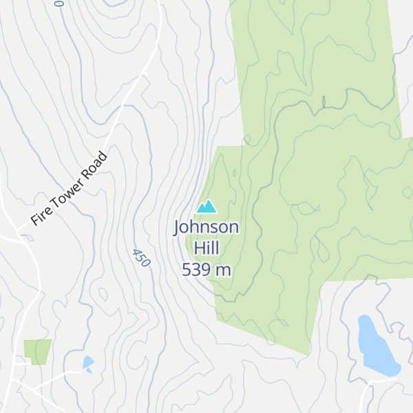 Map of Johnson Hill