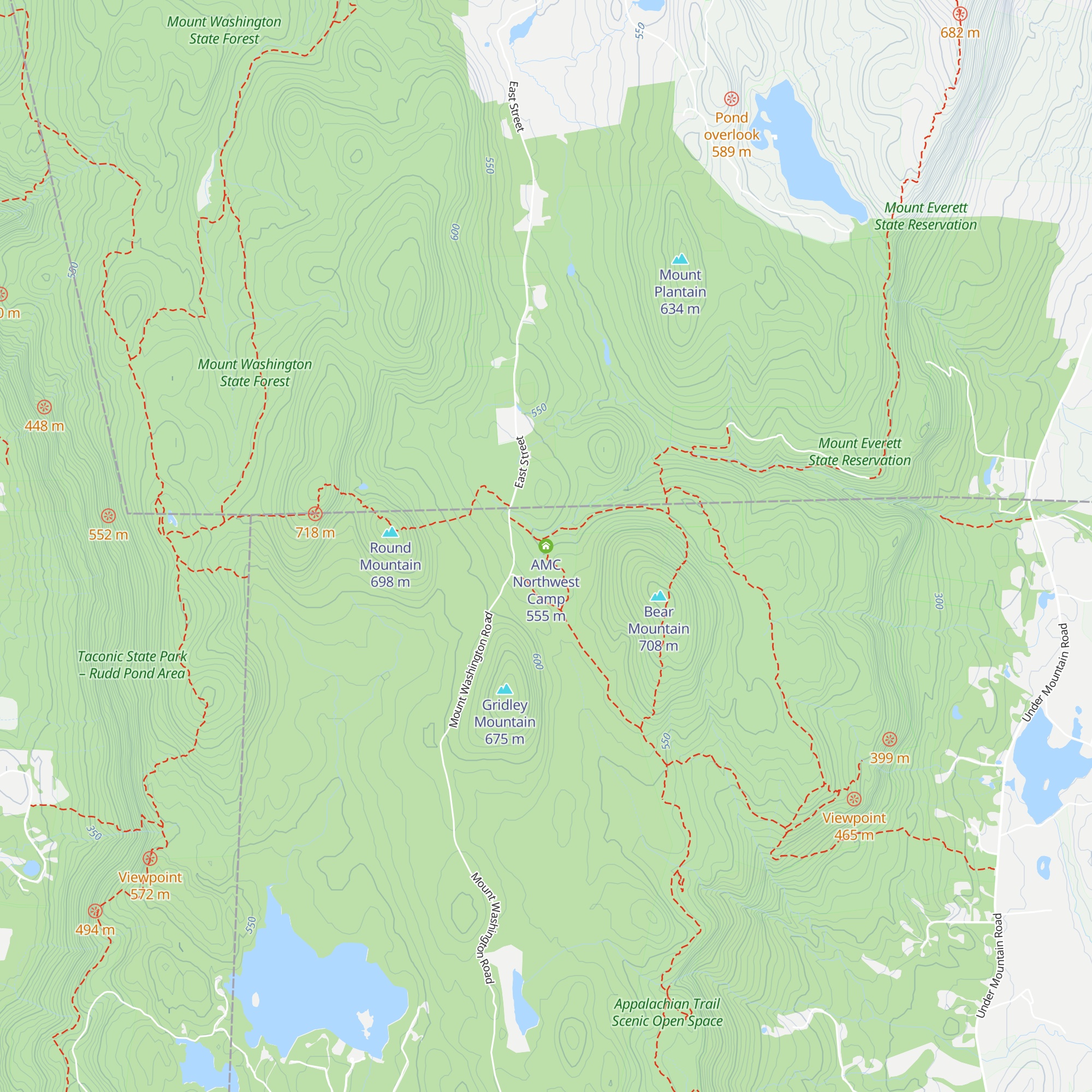 AMC Northwest Camp map