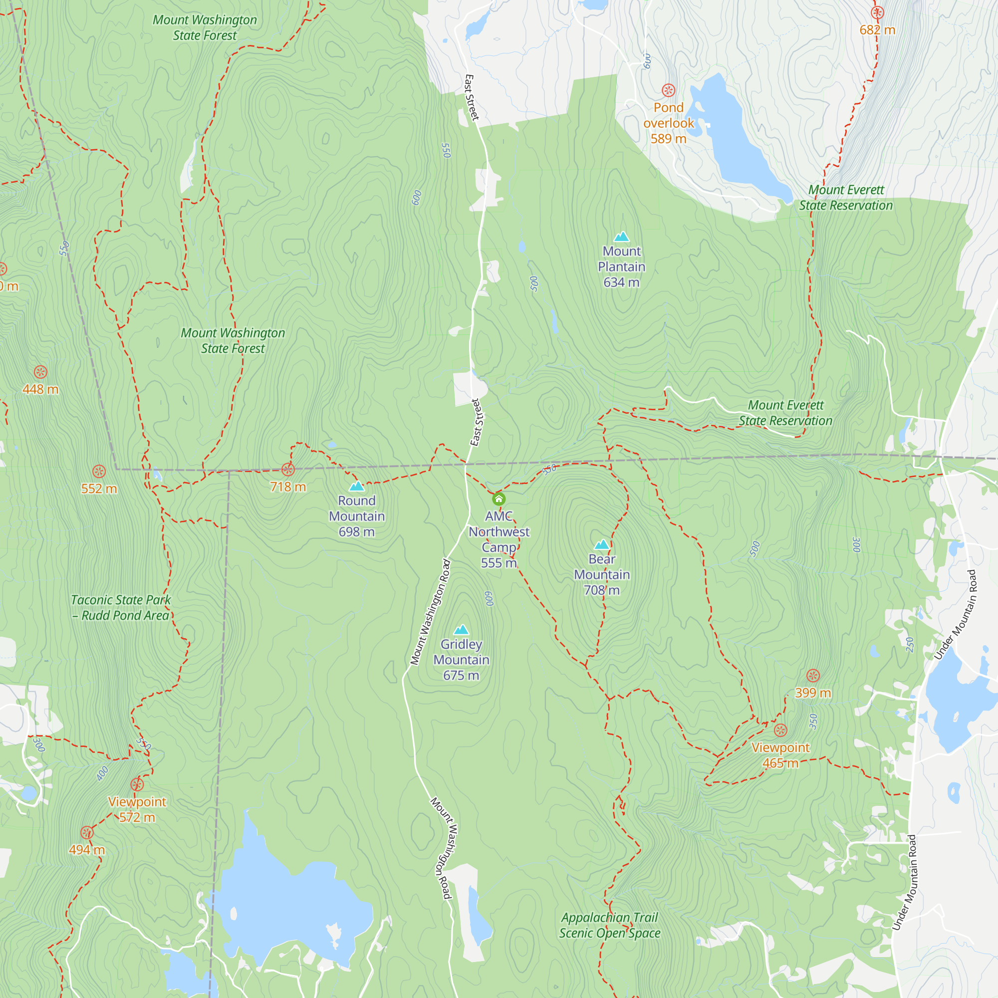 AMC Northwest Camp map