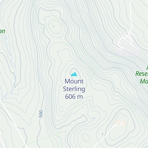 Map of Mount Sterling