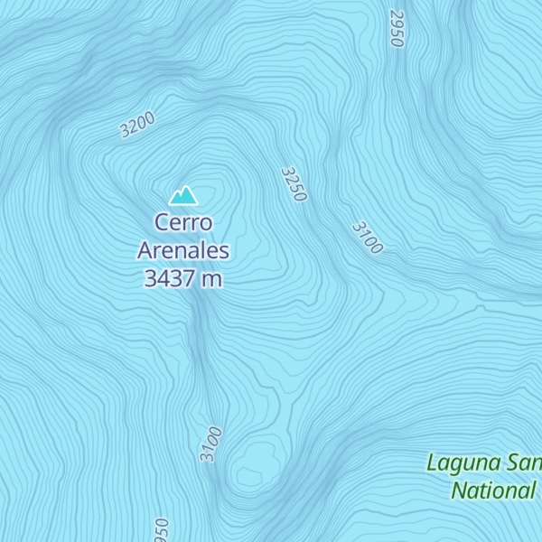 Map of Cerro Serrucho