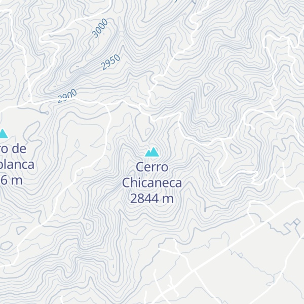Map of Cerro Chicaneca