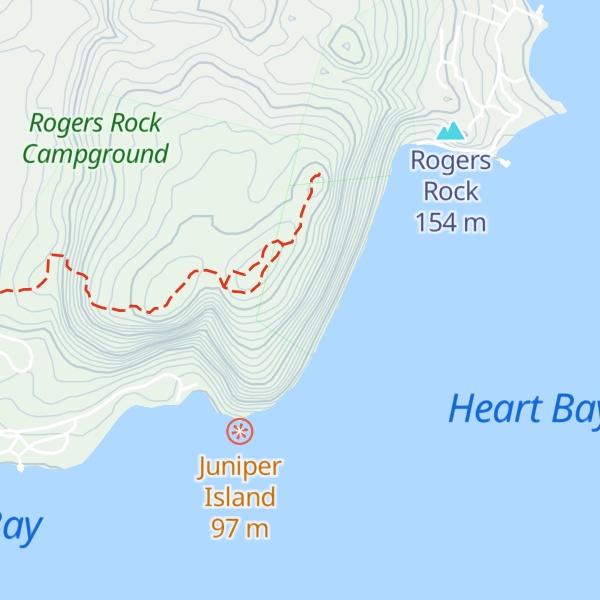 Map of Roger's Slide