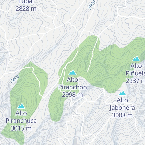 Map of Alto Piranchon