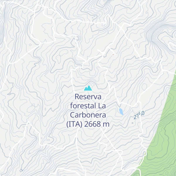 Map of Reserva forestal La Carbonera (ITA)