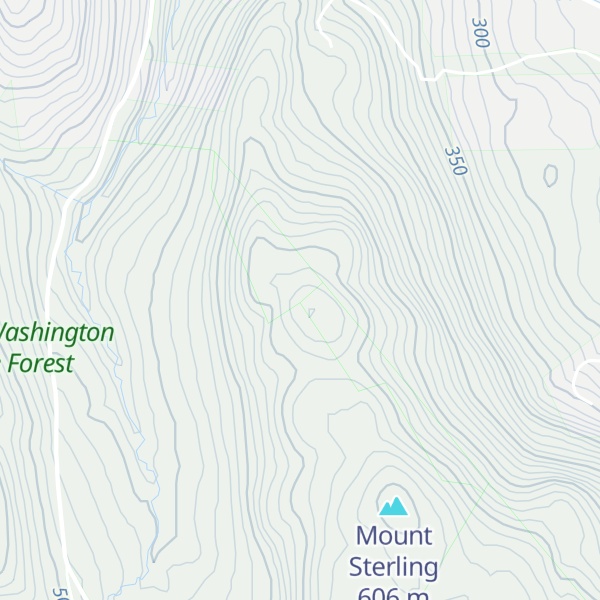 Map of Mount Whitbeck