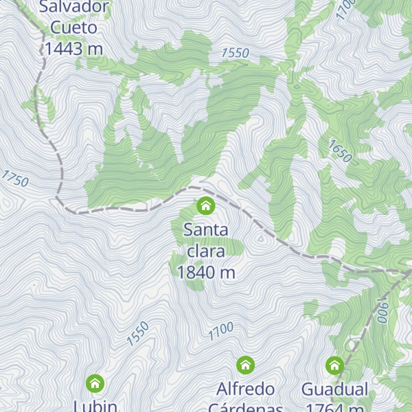 Map of Santa clara