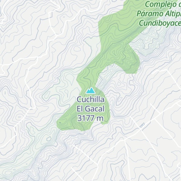 Map of Cuchilla El Gacal
