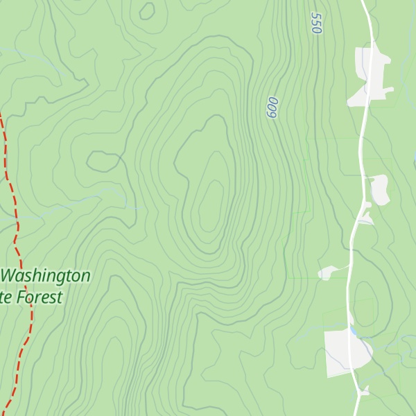 Map of Mount Ashley