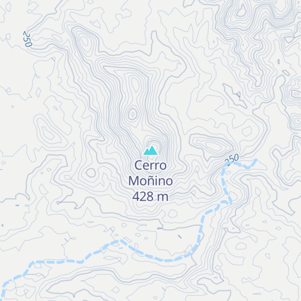 Map of Cerro Moñino
