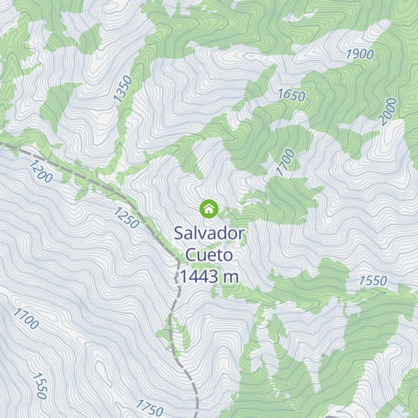 Map of Salvador Cueto
