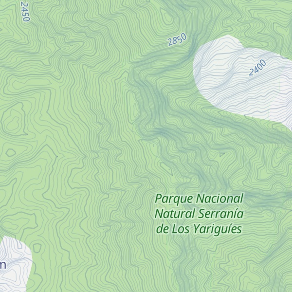 Map of Serrania Los Cobardes