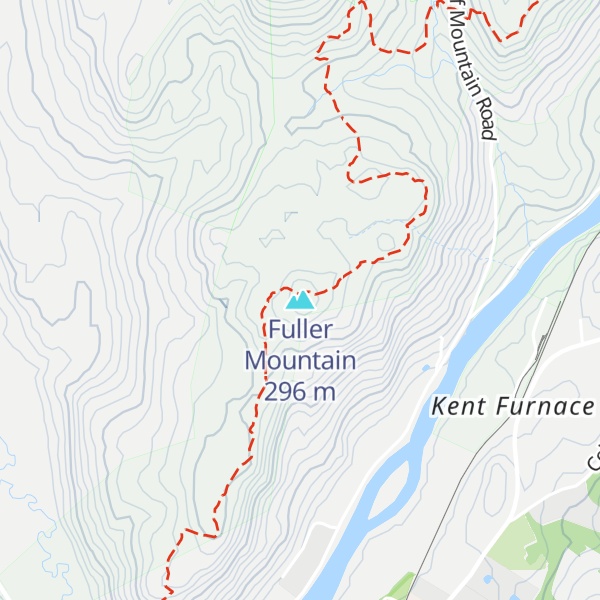 Map of Fuller Mountain