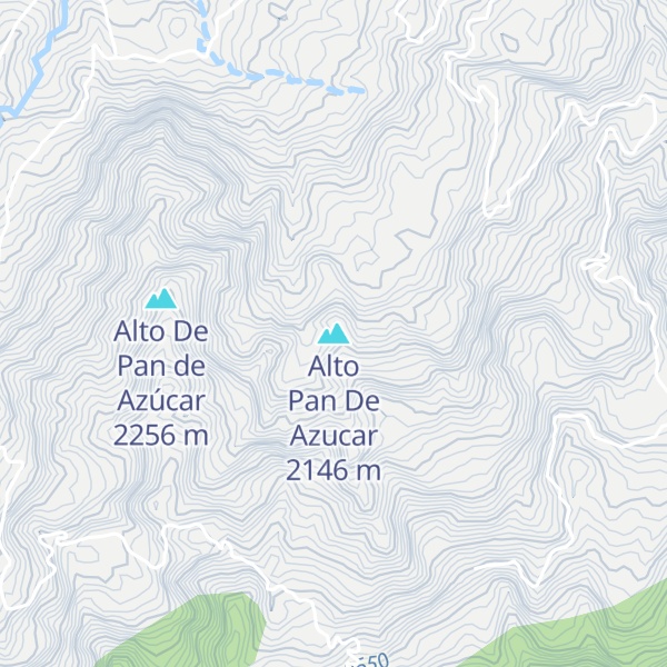 Map of Alto Pan De Azucar