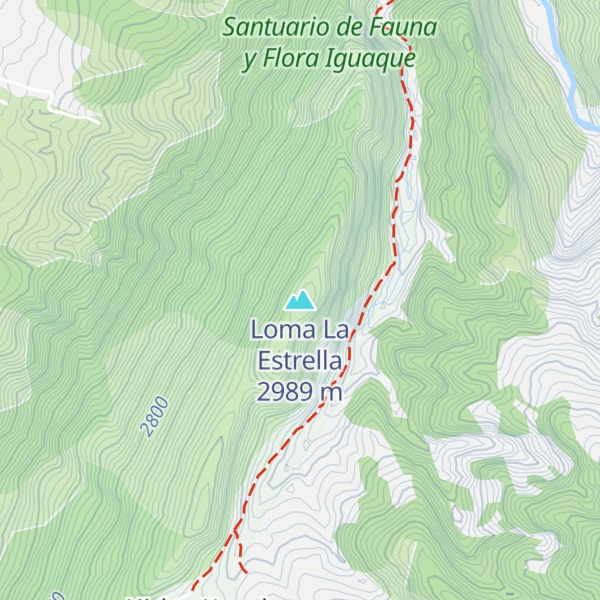 Map of Loma La Estrella