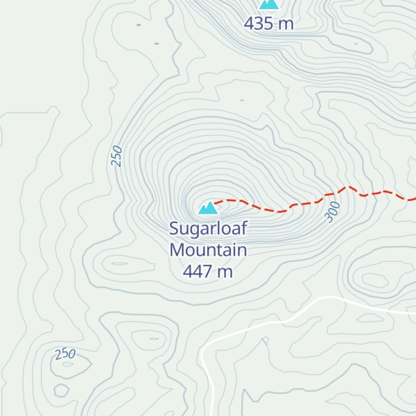Map of Sugarloaf Mountain