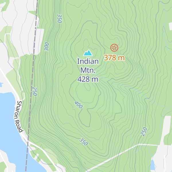 Map of Indian Mountain