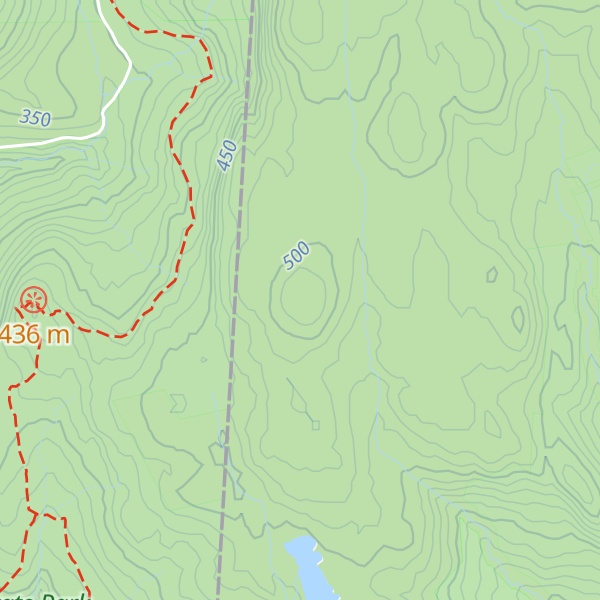 Map of Thorpe Mountain