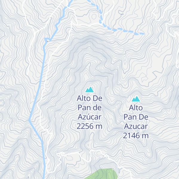 Map of Alto De Pan de Azúcar