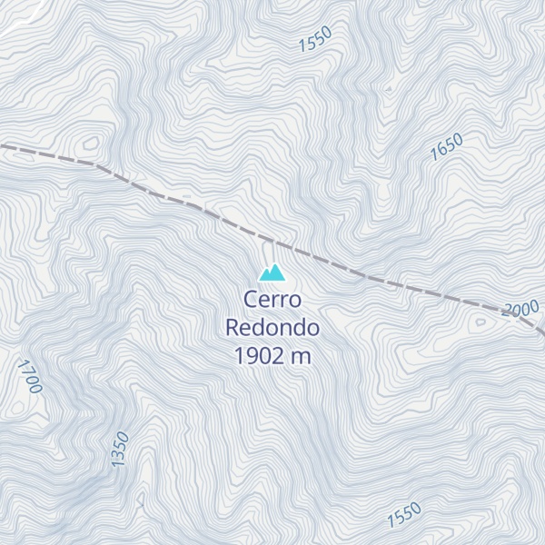 Map of Cerro Redondo