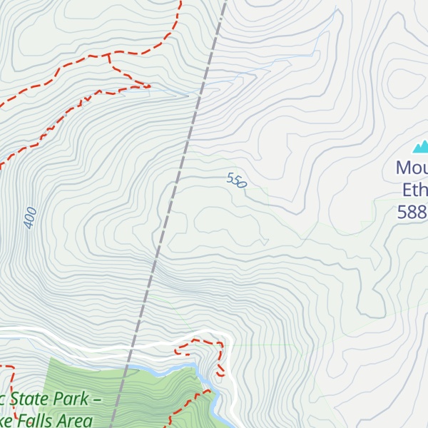 Map of Cedar Mountain