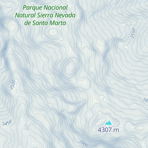 Map of Cerro Burinchucua